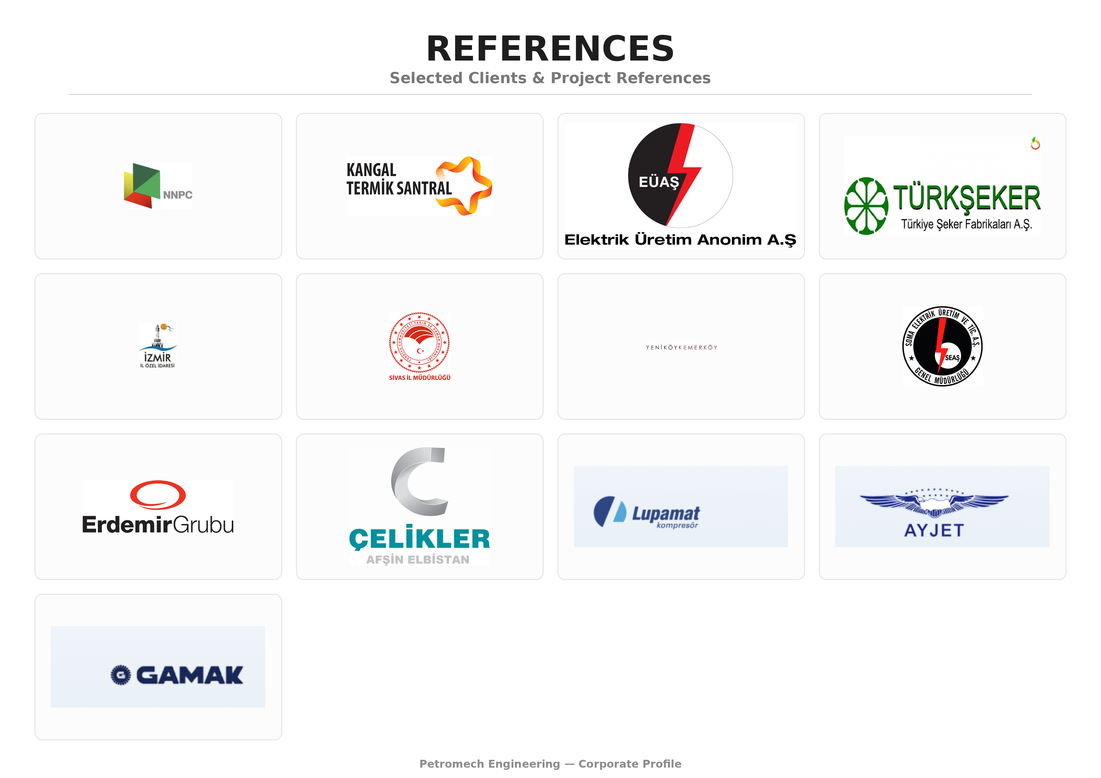 Petromech References